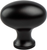 Valencia Matte Black Oval Knob 7023-155-C