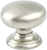 Euro Classica Brushed Nickel Round Knob 7096-1BPN-P