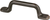 Vibrato 3'' CC Verona Bronze Flat Ends Pull 7900-1VB-P