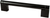 Contemporary Advantage Three 128mm CC Matte Black Bar Pull 9113-1055-P