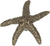 Nautical/Ocean Starfish Knob 2'' Burnished Bronze 142-BB