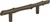 Nature Bamboo Pull 3'' cc Burnished Bronze 2231-BB