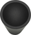 Dap Cone Knob 1'' Matte Black 228-BL