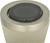 Spa Black Round Knob 1 1/4'' Brushed Nickel 229-BLK-BRN