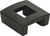 Centinel Square Knob 1 1/4'' cc Matte Black 255-BL