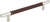 Zanzibar Brown Leather Pull 6 5/16'' cc Polished Chrome 281-OW-CH