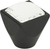 Crystal Large Square Knob 1'' Matte Black 3196-BL