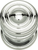 Campaign Round Knob 1 1/4'' Polished Chrome 376-CH