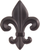 Limited Editions Fleur de lys Knob 2 1/4'' Aged Bronze 4006-O