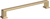 Sweetbriar Lane Pull 6 5/16'' cc Warm Brass A665-WB