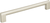 Round Rail Pull 7 9/16'' cc Brushed Nickel A829-BN