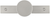 Cranston Contemporary Metal Wardrobe Knob and Backplate BP229540195