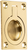 Traditional Recessed Brass Pull 690228130