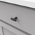 Piper Collection T-Knob 1-5/8'' X 5/8'' Matte Black Finish H077850MB