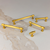 Piper Collection Hook 1-1/8'' cc Brushed Golden Brass Finish H077859BGB