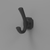 Veranda Collection Hook 1'' cc Matte Black Finish H077870MB