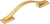 Dover Collection Pull 3-3/4'' cc Brushed Golden Brass Finish H078771BGB