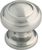 Zephyr Collection Knob 1-1/4'' Diameter Satin Nickel Finish P2283-SN