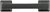 Studio Collection Pull 3'' cc Matte Black Finish P3010-MB