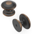 Williamsburg Collection Knob 1-1/4'' Diameter Oil-Rubbed Bronze Highlighted Finish P3053-OBH