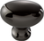 Williamsburg Collection Knob 1-1/4'' X 13/16'' Black Nickel Finish P3054-BLN