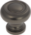 Cottage Collection Knob 1-1/4'' Diameter Black Mist Finish P3151-BM