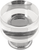 Midway Collection Knob 1-1/4'' Diameter Crysacrylic with Chrome Finish P3709-CACH