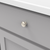 Cottage Collection Knob 1-1/8'' Diameter Satin Nickel Finish P770-SN