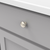 Cottage Collection Knob 1-1/4'' Diameter Satin Nickel Finish P771-SN