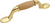 Woodgrain Collection Pull 3'' cc Polished Brass & Natural Maple Finish P794-NM
