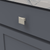 Studio II Collection Knob 1-1/2'' Square Satin Nickel Finish B055577-SN