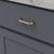 Monarch Collection Pull 3'' cc Brushed Golden Brass Finish B076640-BGB