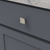 Flex Collection Knob 1-1/4'' Square Satin Nickel Finish B076716-SN
