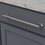 Brownstone Collection Pull 12'' cc Polished Nickel Finish B077465-14