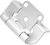 Hinge Semi-Concealed 1/2'' Overlay Face Frame Part Wrap Self-Close White Powder Coat Finish P2710F-W2