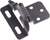 Hinge Semi-Concealed 1/4'' Overlay Face Frame Part Wrap Self-Close Vintage Bronze Finish P60010F-VB