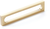 Cafe Pull, Modern Oval Slot, Vintage Brass, 5'' cc 10033-VB