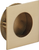 Urbano, Square Recessed Pull, Signature Satin Brass, 3'' Overall 211009-SSB