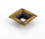 Finestrino Pull, Flared Square, Burnished Bronze, 32 mm cc 440-BRBZ