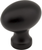 Bordeaux 1-3/16'' Length Oval Knob 3990-BLK