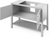 Adler 48'' Black Vanity, Calacatta Vienna Quartz Vanity Top, undermount rectangle bowl VKITADL48BKCQR