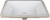 Adler 60'' White Vanity, double bowl, Boulder Cultured Marble Vanity Top, two undermount rectangle bowls VKITADL60WHBOR