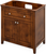 Chatham 36'' Chocolate Vanity, Calacatta Vienna Quartz Vanity Top, undermount rectangle bowl VKITCHA36CHCQR