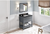 Wavecrest 36'' Grey Vanity, Black Granite Vanity Top, undermount rectangle bowl VKITWAV36GRBGR