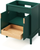 Theodora 30'' Forest Green Vanity VN2THE-30-GN-NT