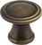 Cordova 1-3/16'' Diameter Mushroom Knob Z110-ABSB