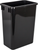 Waste Solution-Wood Top Mount Double Black 35 Quart Top-Mount Trashcan Pullout for 21'' Opening CAN-TMD2135B-K