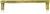 6'' cc Barnard Pull, Florentine Gold Finish 10623FG