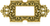 Single Gfi Switch Cover, Lt. Colorado & Smoke Topaz Crystal Museum Gold Finish 7865/9