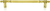 12'' cc Nantucket Appliance Pull Florentine Gold Finish 8189FG